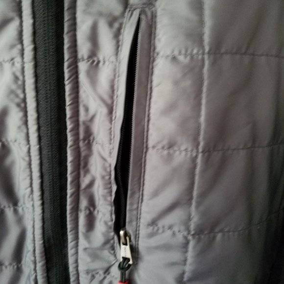 Orvis Classic Collection Mens Quilted Fleece Light Puffer Gray Jacket Large - Picture 2 of 9